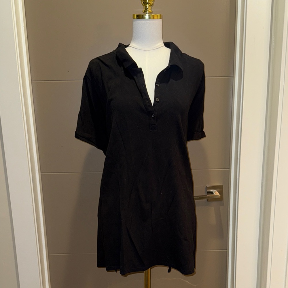 Old Navy Black Collared Polo - Worn Once